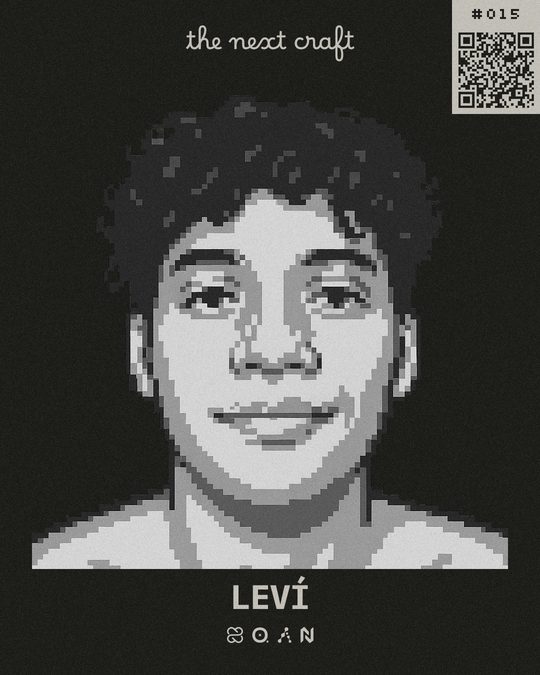 Badge de participante de leví