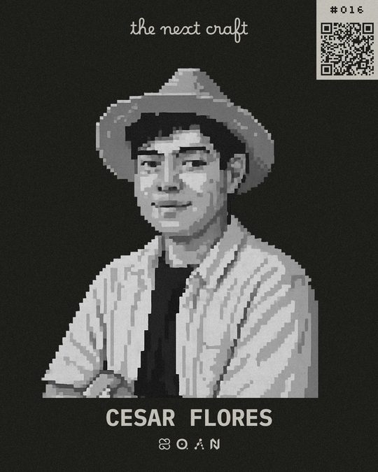 Badge de participante de Cesar Flores