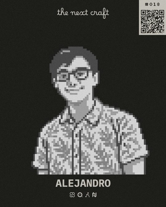 Badge de participante de Alejandro
