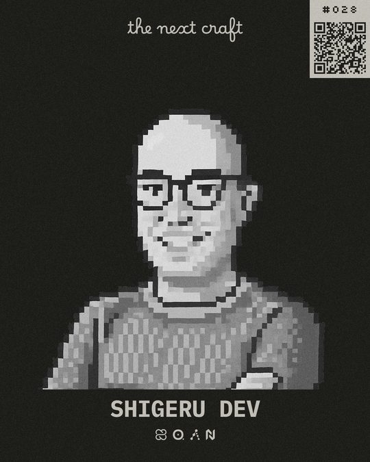 Badge de participante de Shigeru Dev