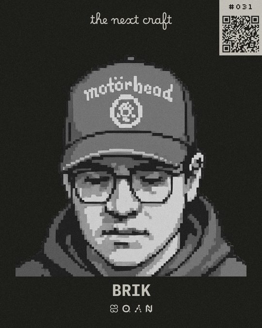 Badge de participante de Brik