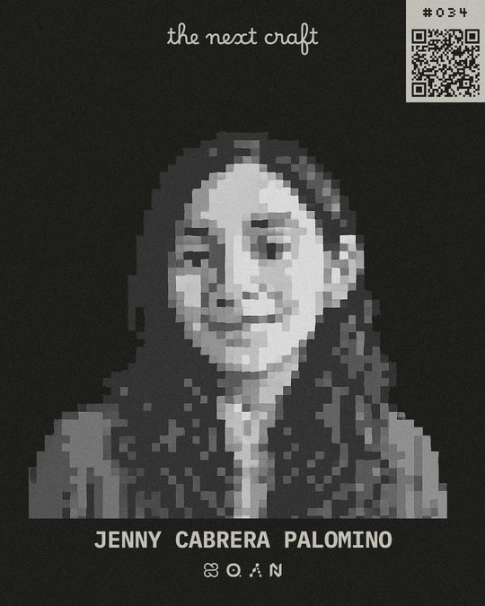Badge de participante de Jenny Cabrera Palomino