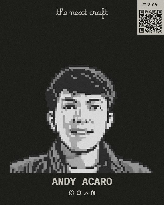 Badge de participante de Andy Acaro