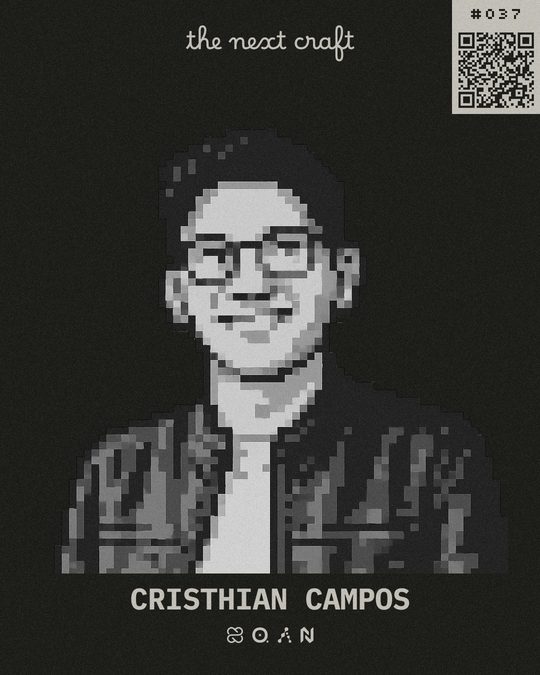Badge de participante de Cristhian Campos