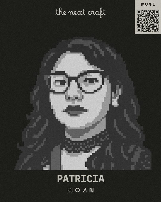 Badge de participante de Patricia