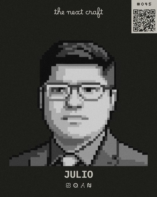 Badge de participante de Julio