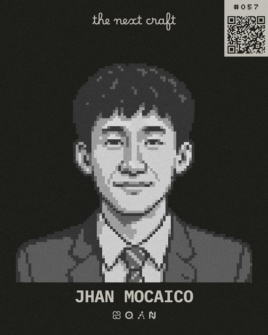 Badge de participante de Jhan Mocaico