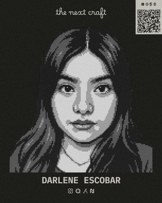 Badge de participante de Darlene Escobar