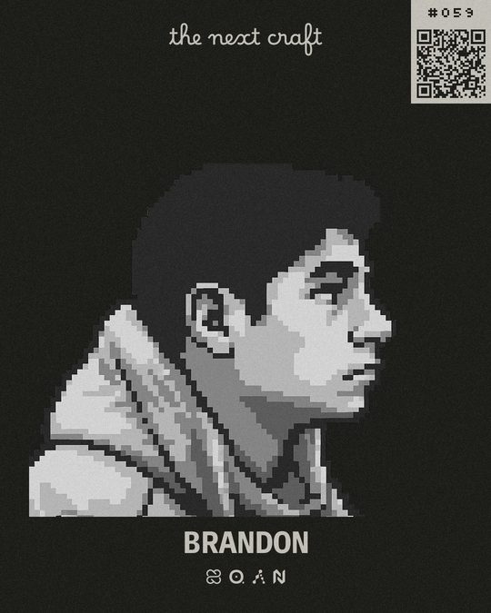 Badge de participante de Brandon