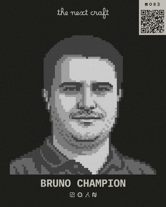Badge de participante de Bruno Champion