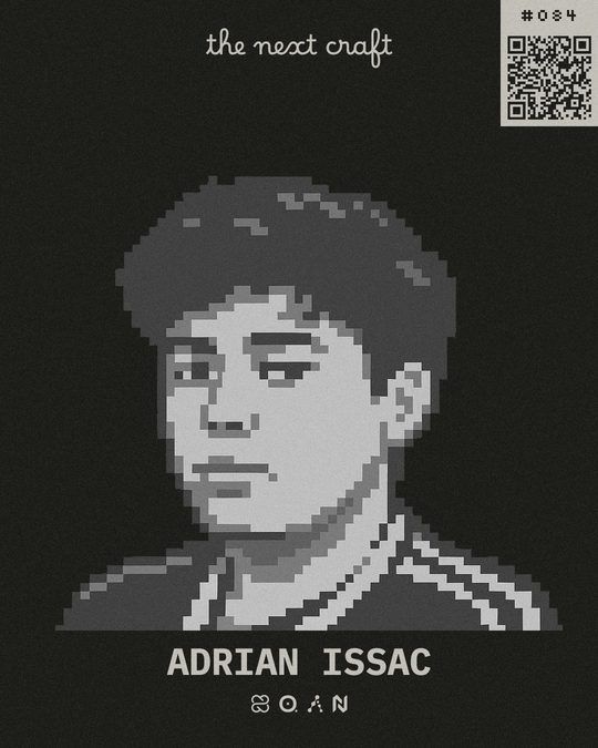 Badge de participante de Adrian Issac