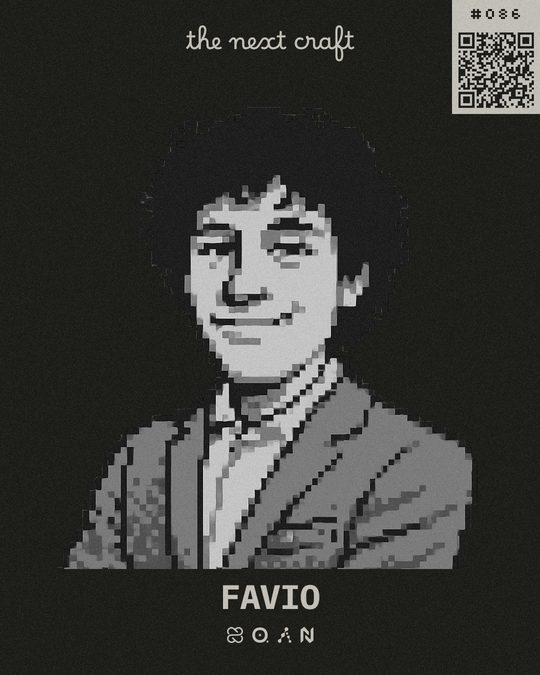 Badge de participante de Favio