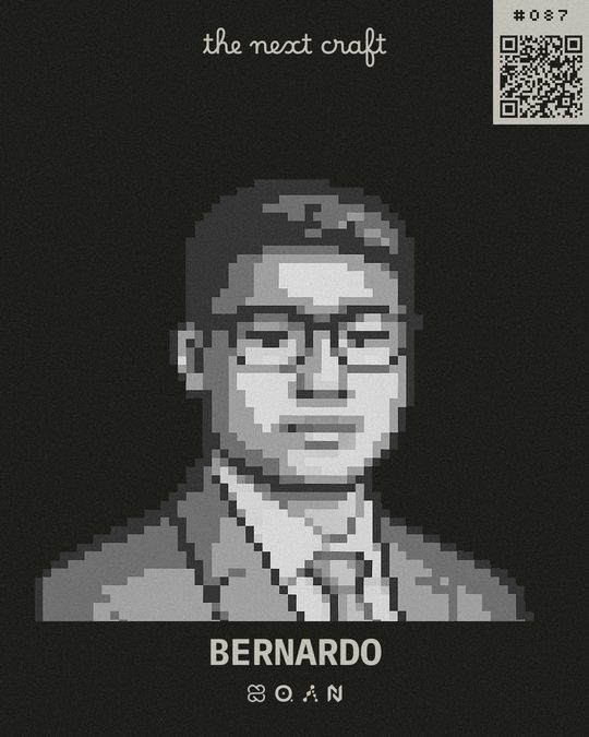 Badge de participante de Bernardo
