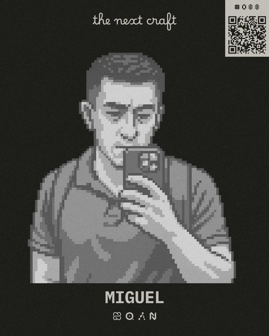 Badge de participante de Miguel