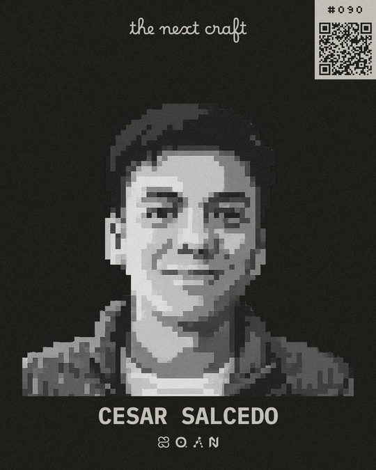 Badge de participante de Cesar Salcedo