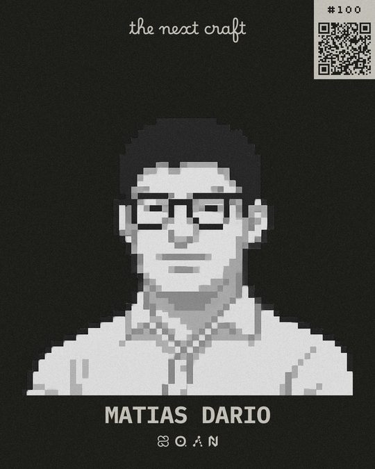 Badge de participante de Matias Dario