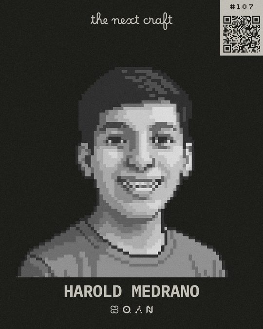 Badge de participante de Harold Medrano