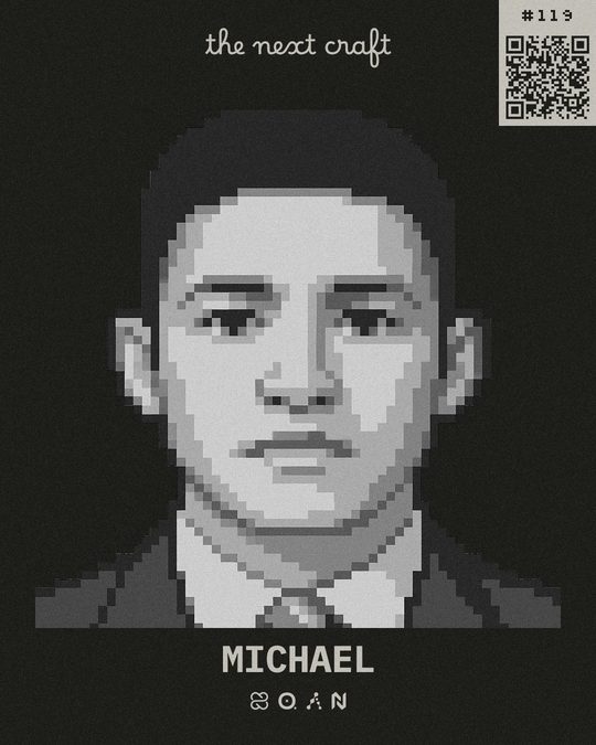 Badge de participante de Michael