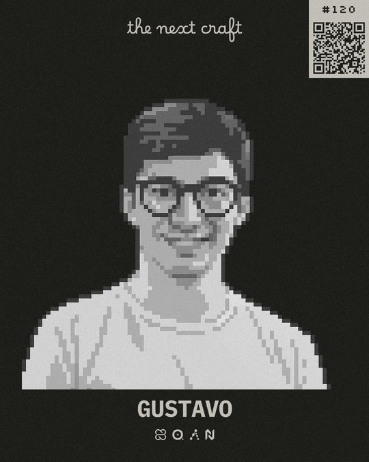 Badge de participante de Gustavo