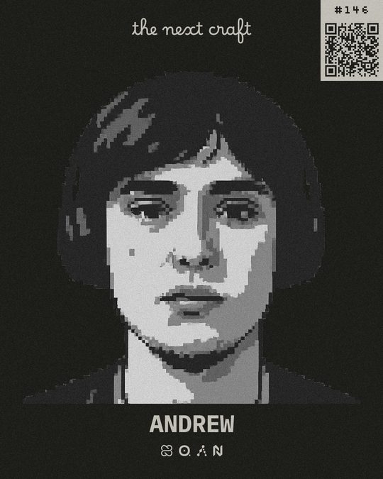 Andrew's participant badge
