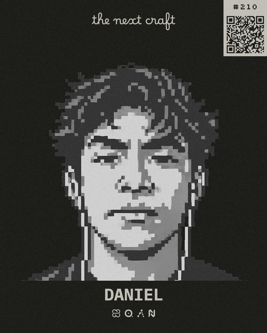 Daniel's participant badge