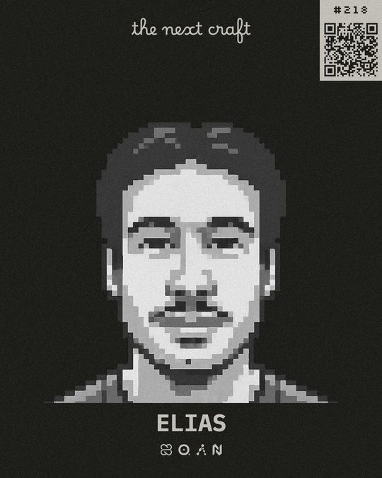 Elias's participant badge