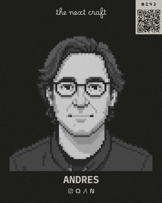 Andres's participant badge